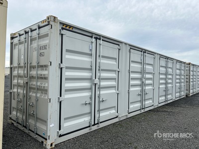 2025 40 ft High Cube Multi-Door Storage Container