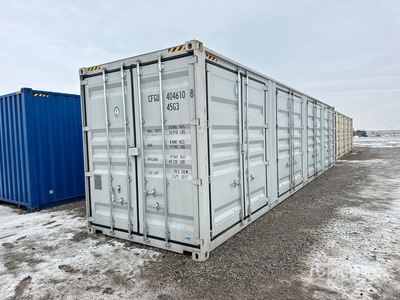 2025 40 ft High Cube Multi-Door Contenedor de almacenamiento