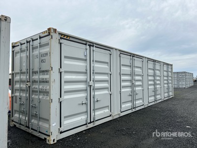 2025 40 ft High Cube Multi-Door Storage Container