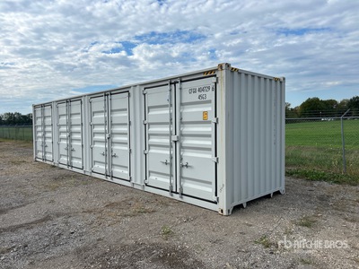 2025 40 ft High Cube Multi-Door Storage Container