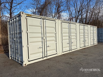 2025 40 ft High Cube Multi-Door Storage Container