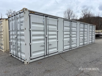 2025 40 ft One-Way High Cube Multi-Door Storage Container (Unused)