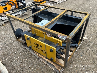 AGT 6 in Skid Steer Post Driver (Unused)