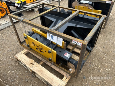 AGT 6 in Skid Steer Post Driver (Unused)