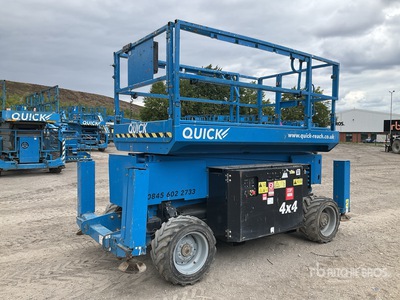 2017 Genie GS3369RT 4x4 Diesel Scissor Lift