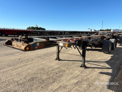 2012 Max Atlas 20 ft T/A B-Train Lead Container Trailer