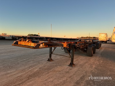 2012 Max Atlas CCBL 24-2S T/A Super B-Train Lead Container Trailer