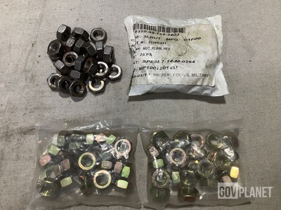 (2,028) Assorted Plain Hexagon Nuts