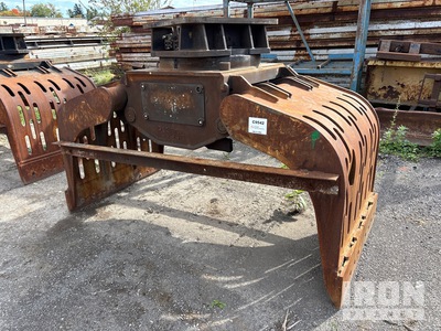 55 in Hydraulic Rotating Excavator Grapple - Fits 50 Ton Excavator