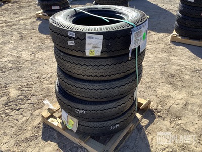 (5) S.T.A. 9.50–16.5LT Tires