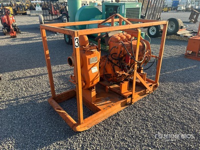 Gorman-Rupp 4 In Skid-Mounted Water Pump