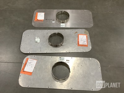 (3) Rhine Air DAK-P3-1 Access Duct Adapters