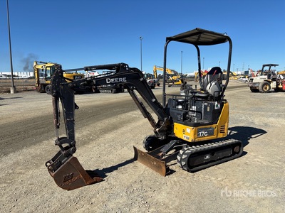 2018 John Deere 17G حفارة صغيرة