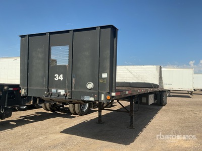 2004 Fontaine FTW-5-8045A 45 ft T/A Flatbed Trailer
