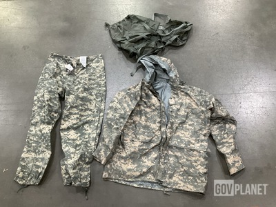 (23) Pairs of Wet Weather Trousers, (7) Cold Weather Parkas & (14) Stuff Sacks