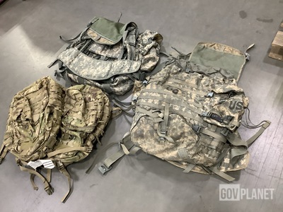 (16) Rucksacks, (7) Field Packs, (2) Assault Panels & Assorted Items