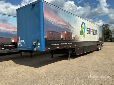 2008 Utility VS2DX 53 ft x 102 in T/A Van Trailer