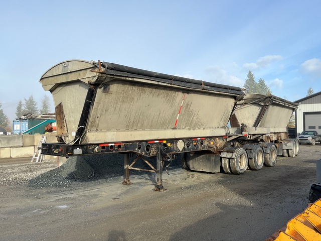 2009 Gerrys KDC801 Super B-Train Side Dump Trailer 2009 Gerrys KDC801 Super B-Train Side Dump Trailer