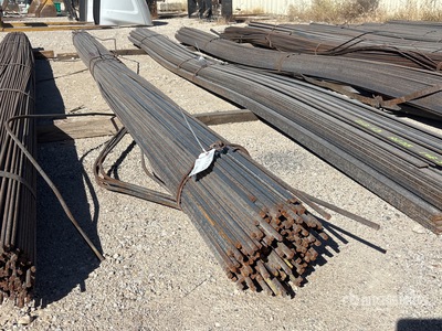 Quantity of (1) Bundle of 3/8 in x 20 ft A-36 P Round Bars معادن متنوعة