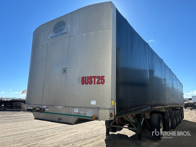2012 East 50 ft 6/Axle Curtain Side Trailer