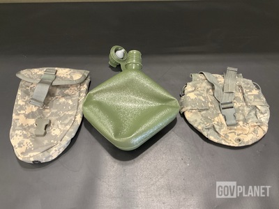 (203) Entrenching Tool Carriers, (395) Canteen Pouches & (18) Water Canteens