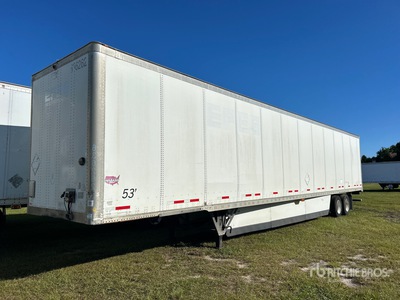 2016 Wabash DVCVHPC 53 ft x 102 in T/A Van Trailer