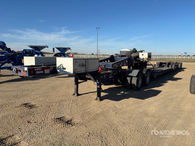 2013 Temisko LE-T3W-53-75-10 Tri/A Double Drop Removable Gooseneck Lowboy Trailer