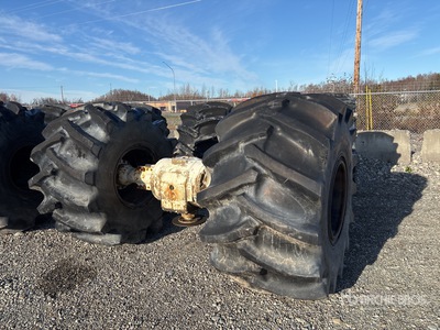 Quantity of (2) 4 67x34.00-25 Tires Truck Axle