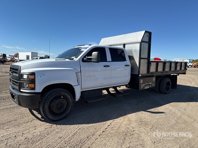 2023 Chevrolet Silverado 5500 MD 4x2 Crew Cab شاحنة نقل بضاعة مفتوحة حمولة خفيفة