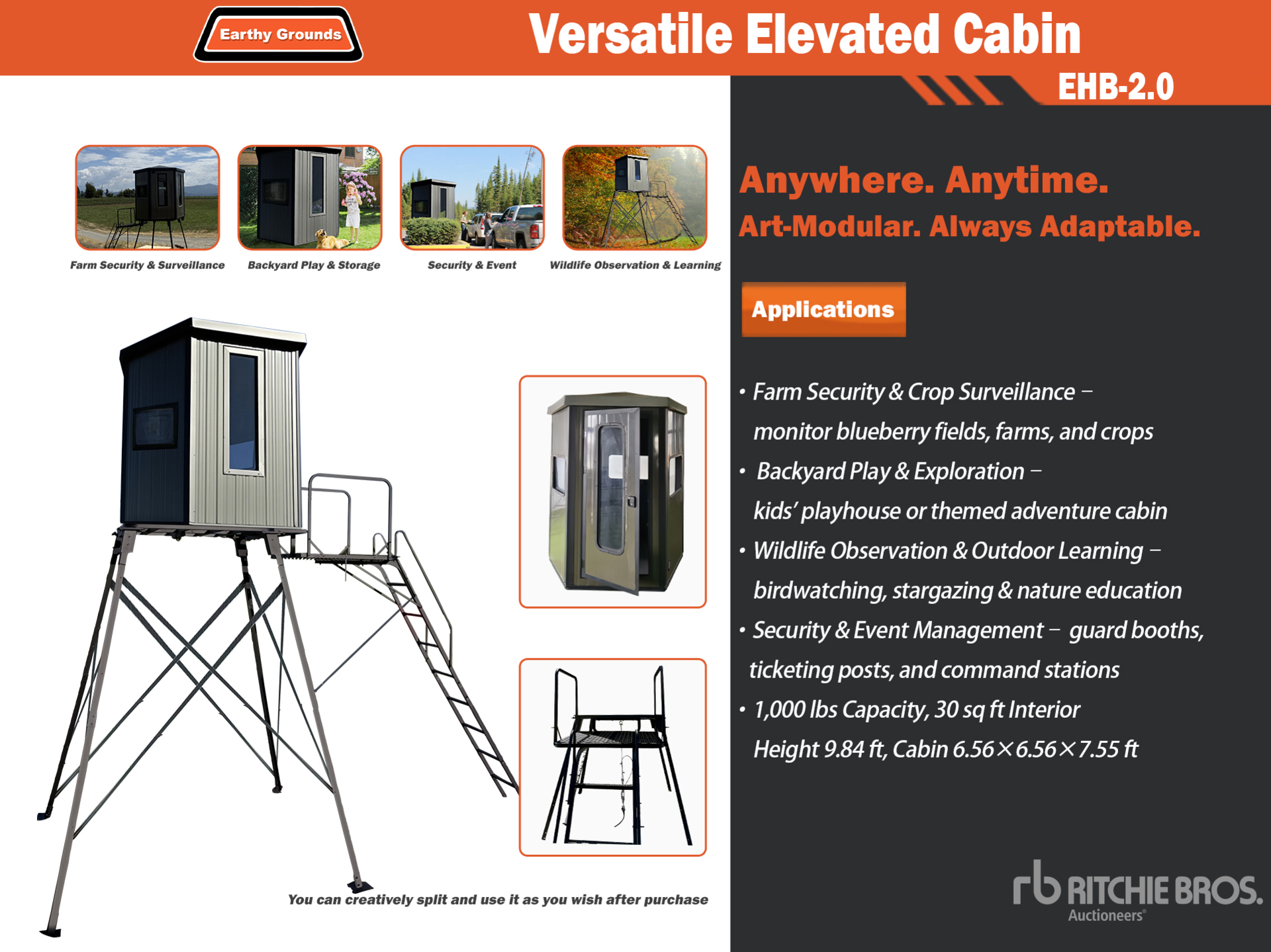 2025 EG EarthyGrounds Elevated Cabin