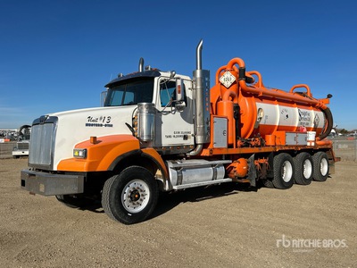 2007 Custom Vac Services on 2007 Western Star 4900SA 8x6 Saugbagger-Lkw