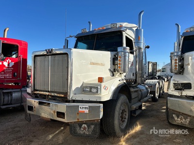 2012 Western Star 4900SA 8x6 Tri/A Sleeper Truck Tractor (Inoperable)