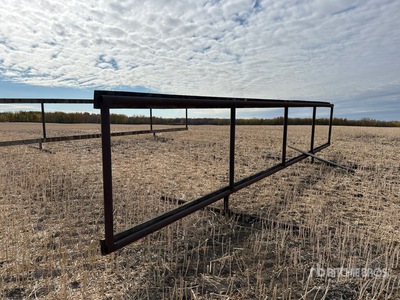 Quantity of (2) 30 ft Freestanding Windbreak Frame