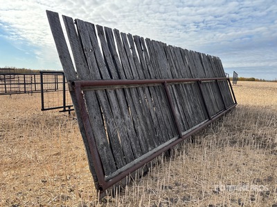 Quantity of (2) 30 ft x 8 ft 6 in Free Standing Wind Fence