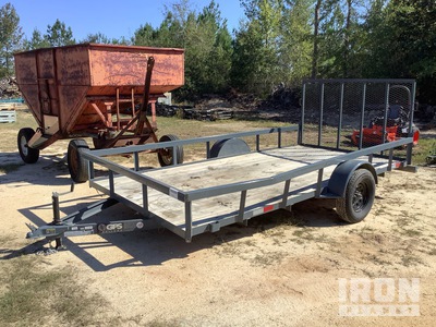 GPS GT714 14 ft S/A Utility Trailer