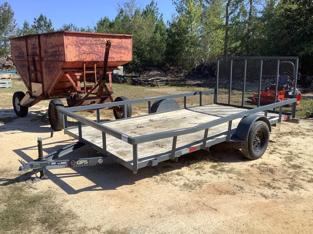 GPS GT714 14 ft S/A Utility Trailer GPS GT714 14 ft S/A Utility Trailer
