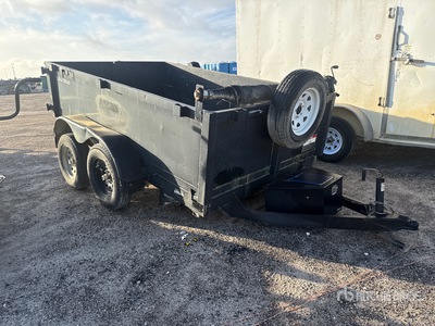 2022 Triple Crown 10 ft T/A Remorque à Benne Utilitaire