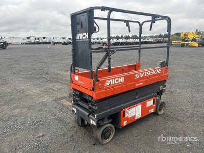 2018 Aichi SV1930E Electric Scissor Lift