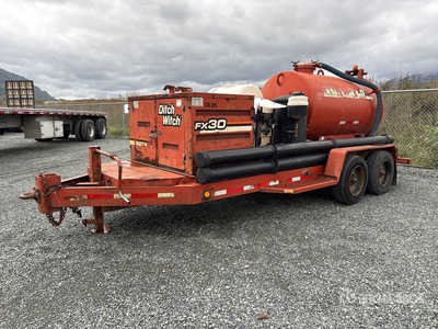 2002 Ditch Witch FX30 T/A Vacuum Tanker Trailer