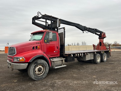 Prentice TS-33 Knuckle Boom on 2007 Sterling LT9500 6x4 Crane Truck