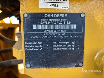 2023 John Deere 624 P-Tier Wheel Loader