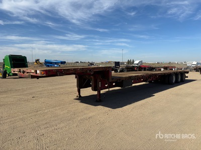 2016 Manac 13353A000 50 ton 53 ft Tri/A Step Deck Trailer