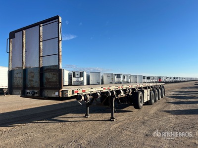 2013 Manac 10550C040 50 ft 5/Axle Flatbed Trailer