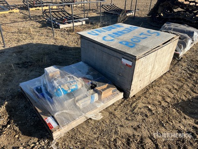 Quantity of (2) Pallets of Miscellaneous Bolts - Fits Cat D6