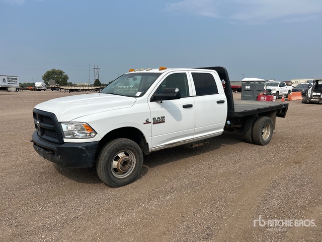 2014 Ram 3500 4x4 Crew Cab Flatbed Truck | Ritchie Bros. Auctioneers