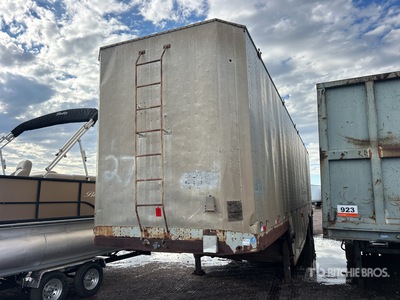 1980 Columbia 45 ft x 96 in T/A Spread Axle Open-Top チップトレーラー