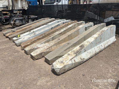 Quantity of (10) DB80 4 m Tapered Concrete Sperre