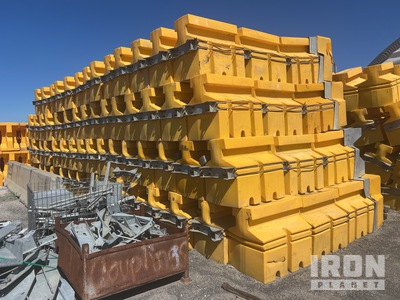 Quantity of (61) Absorb 350 Crash Cushion Set Barrier