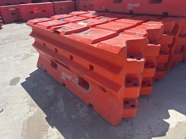 Quantity of (9) Armorzone 2 m Water Filled Barrier Quantity of (9) Armorzone 2 m Water Filled Barrier