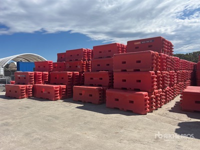 Quantity of (50) Water Wall Barrier